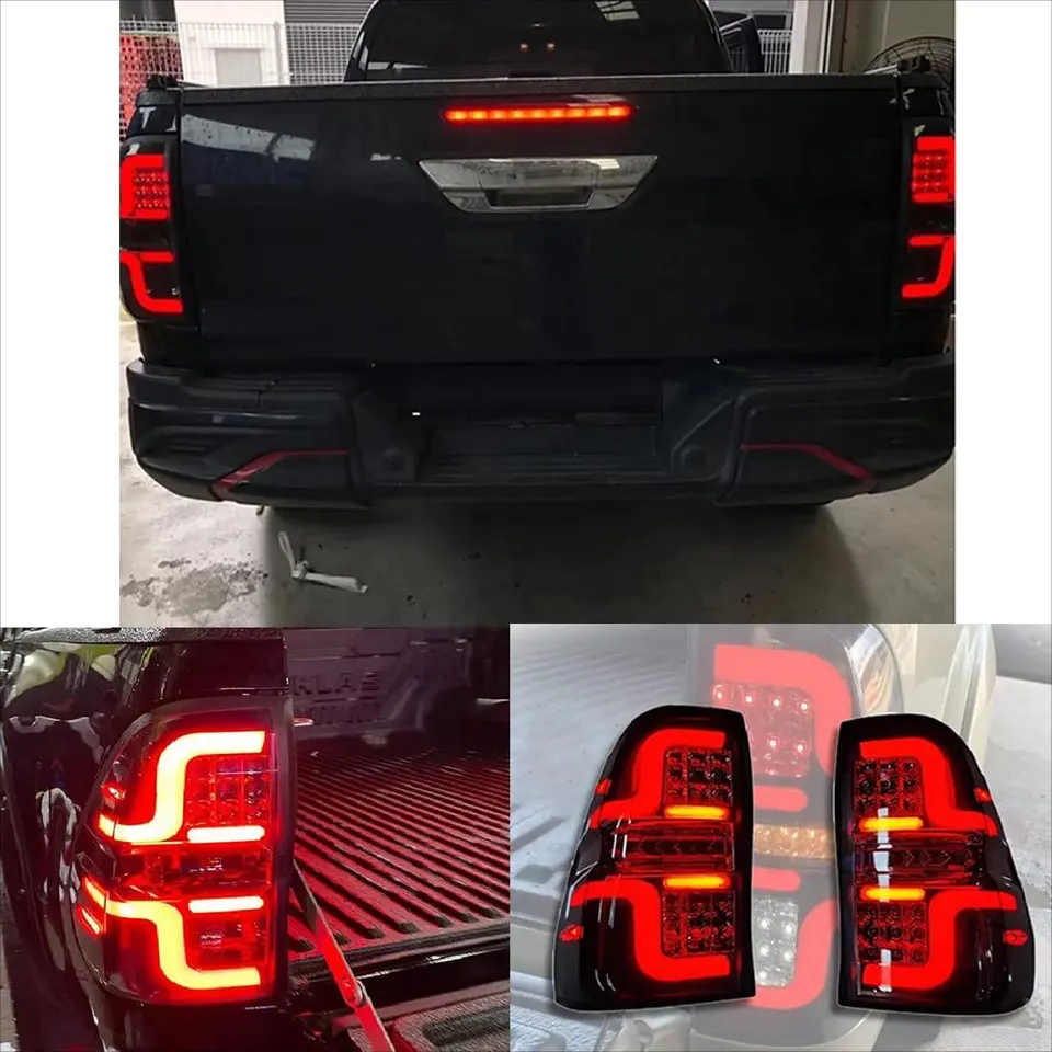 Exterior Accessories LED Tail Lamp Rear Assembly Turn Signal Light for Hilux 2016-2020