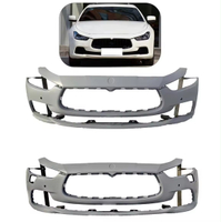 HW car tuning professional front bumper body kit with radar hole and water outlet for Maserati Ghibli 14-17