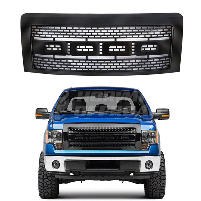 Ford F150 09'-14' Raptor Front Grille Gloss Black