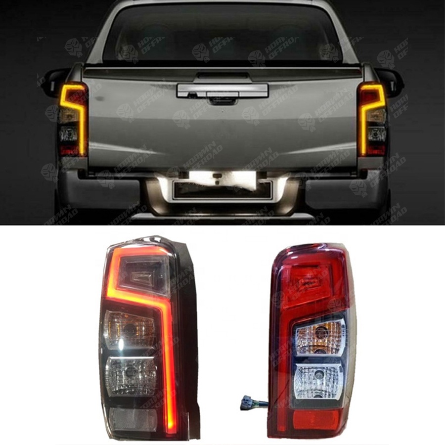 HW4X4 Vehicle Accessories Smoked or Red Cover Auto Lights Car Rear Light LED Tail Lamp For Triton L200 2019+