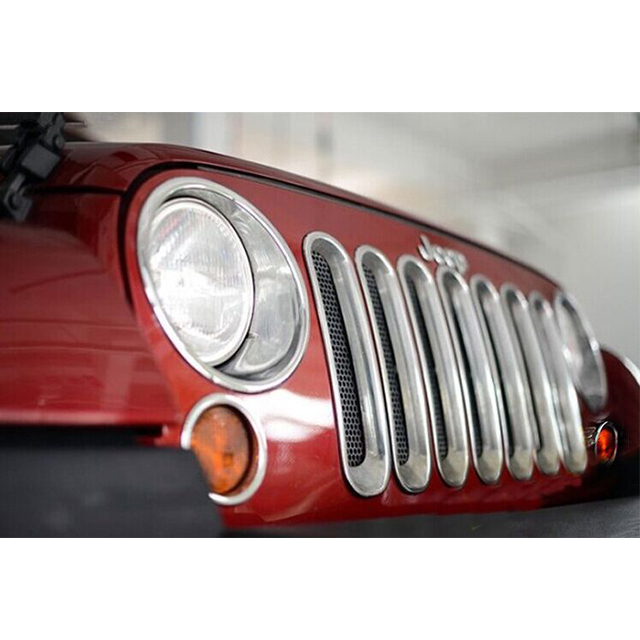 Bright Circle of Head Lamp for Jeep Wrangler JK