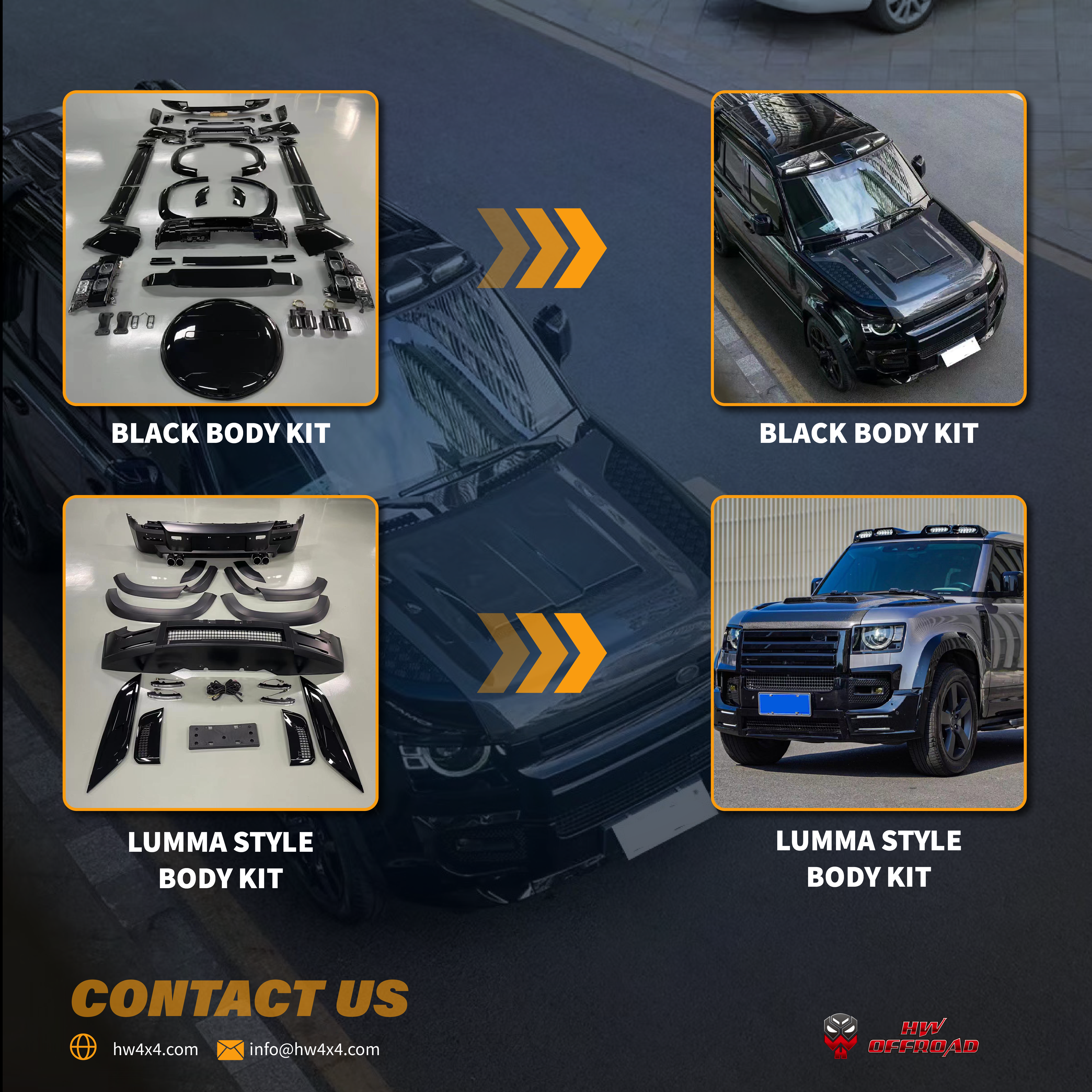 NEW DEFENDER BODY KIT 