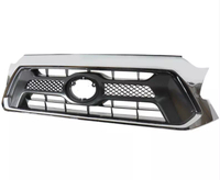 Car Grille with Chrome Shell and Painted Insert Black 2012 - 2015 Front Grill For Tacoma pickup