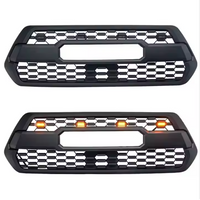 HW 4X4 Offroad Car Accessories Grille with Led Amber Lights for TACOMA 16-20