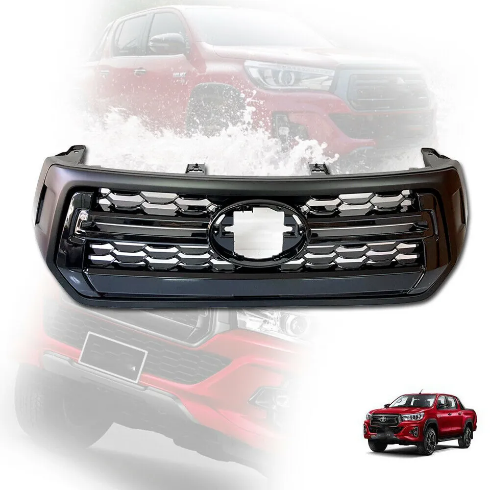 ABS Material car grill Front Bumper for Hilux Rocco 2018-2020