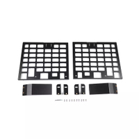 Interior Accessories Black Aluminum Alloy Bracket Trunk Luggage Racks for Defender 110 2020-2022