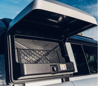 Rear Middle Window Mesh Guard For Land Rover Defender 90/110 – Metal, Satin Black, Bison Autodesign