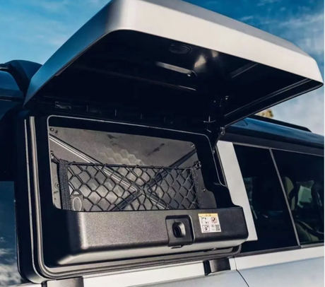 BlackSilver Car Side Window Storage Box For Land Rover Defender 2020-2024