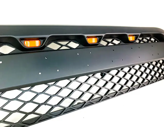HW cinzentagrade dianteira do carro do preto com luzes para Toyota 4Runner 2010-2013