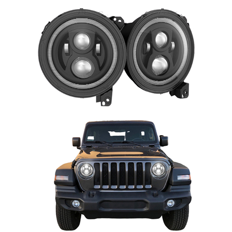 Headlight for Jeep Wrangler 2018+