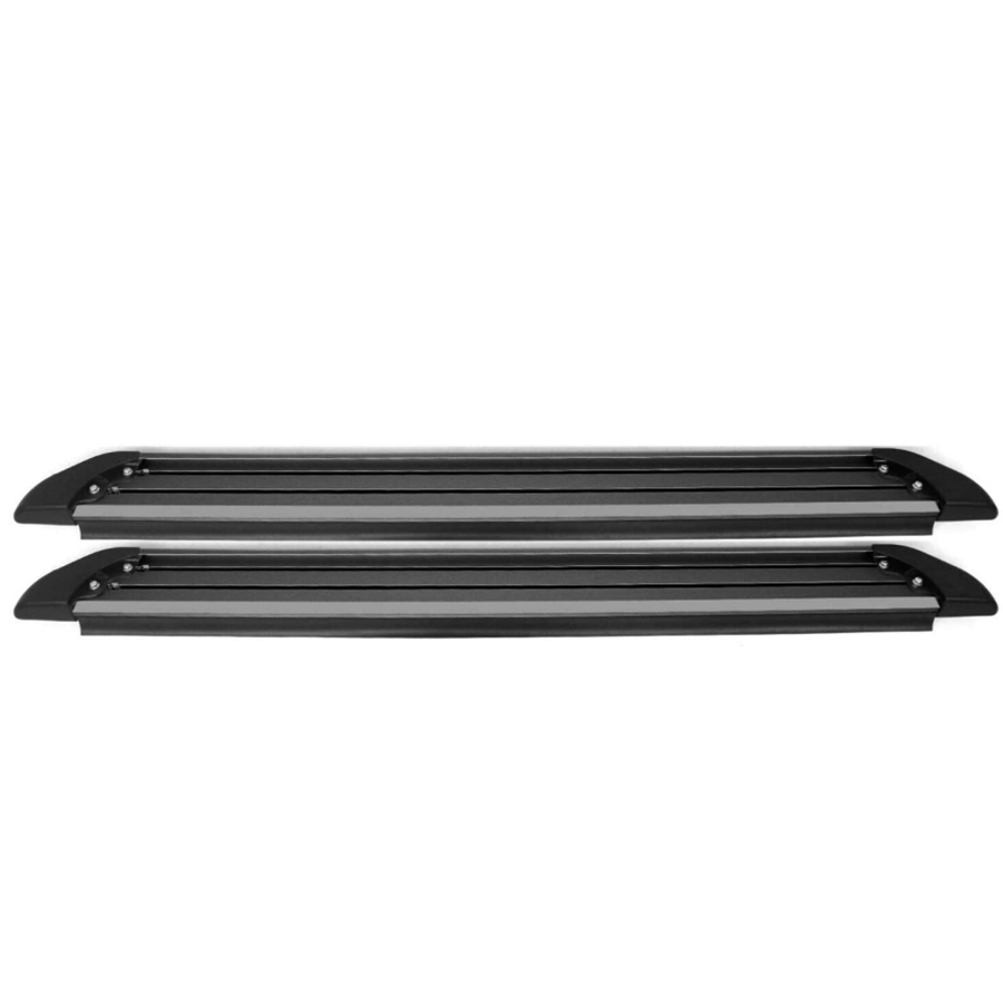 HW 4x4 Offroad Car Aluminum Running Boards Nerf Bars Black 2 Pcs For Amarok 2011-2022 Accessories