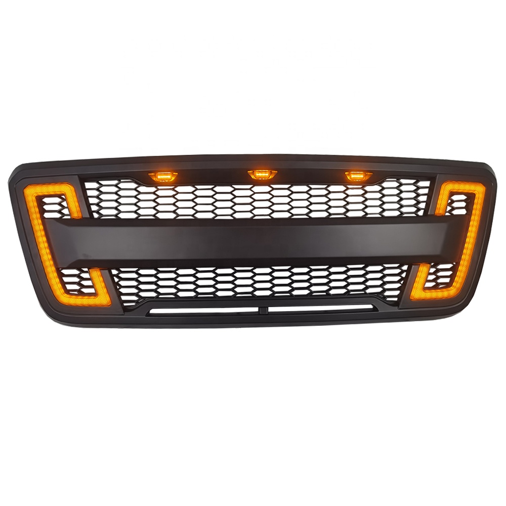 Front Raptor grille for FORD 04-08 F150 with LED light turn light