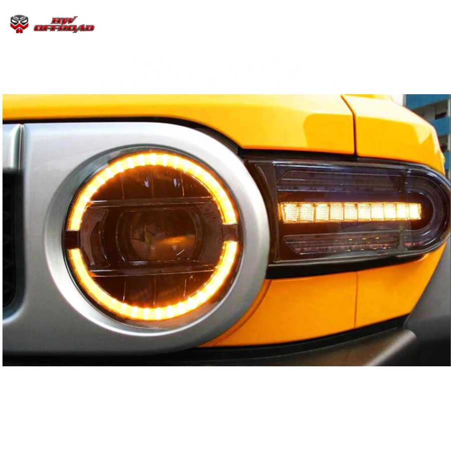 HW 4x4 Car LED Headlights Headlamp For FJ CRUISER 2007-2020