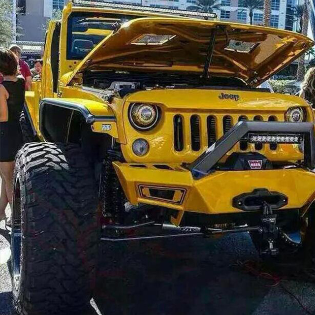 Front Bumper Aluminum Alloy for Jeep Wrangler JK