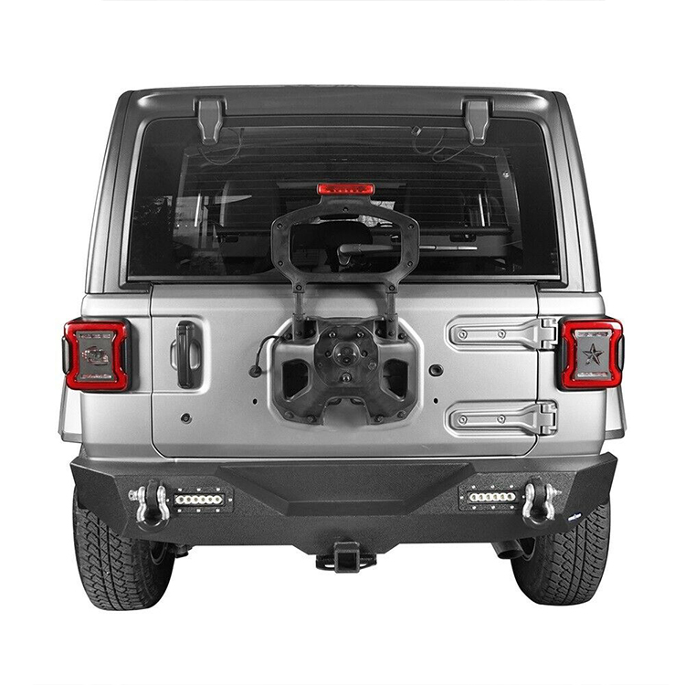  Rear Bumper for Jeep Wrangler 2018+ with leds