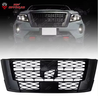 4x4 Auto Parts Front Bumper Grill Upper Grill Kit with Amber Light For Navara NP300 2021+
