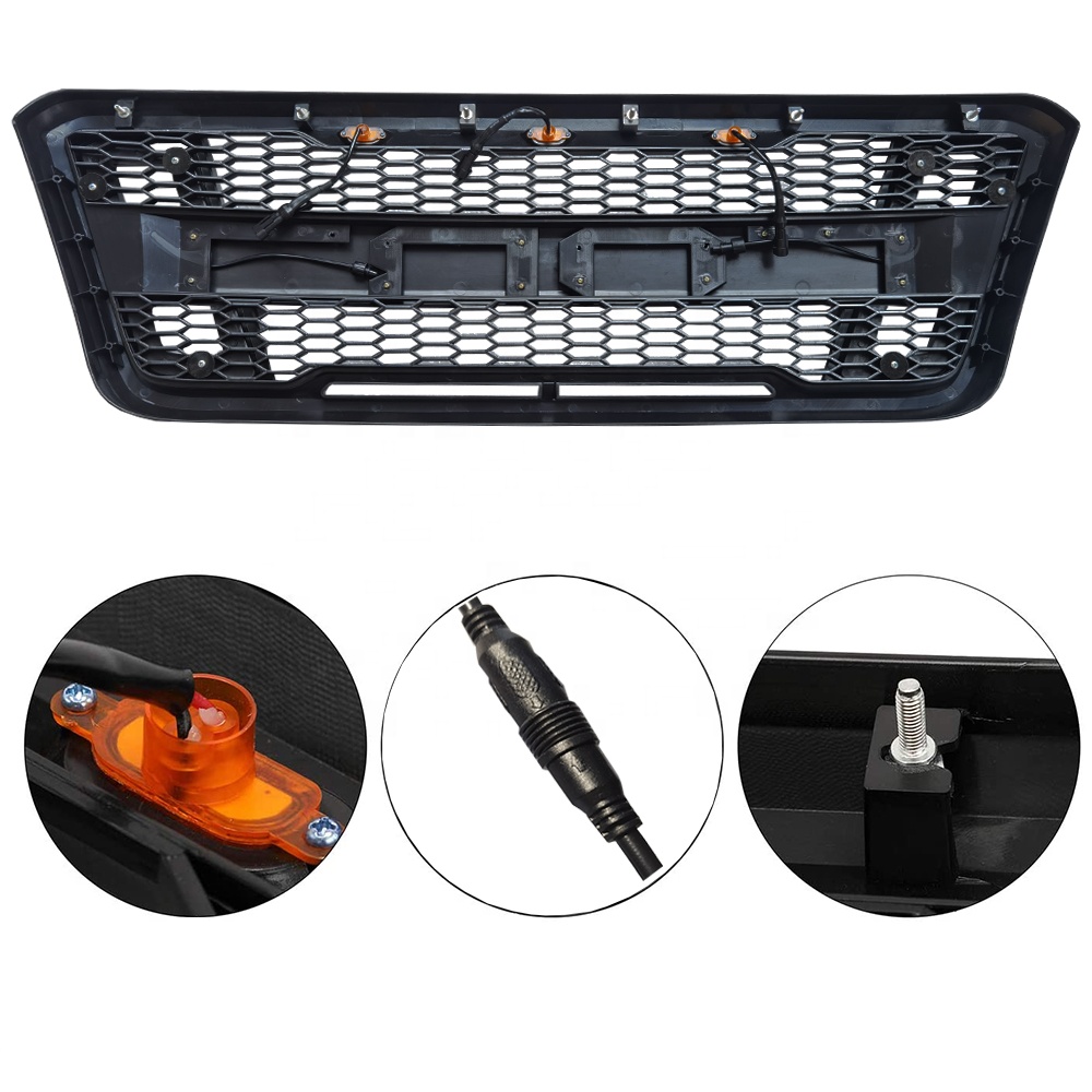 Front Raptor grille for FORD 04-08 F150 with LED light turn light