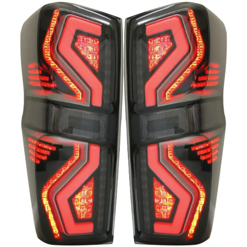 New Pickup Exterior Accessories Smoke Lens Led Tail Light Rear Lamp For DMAX 2020