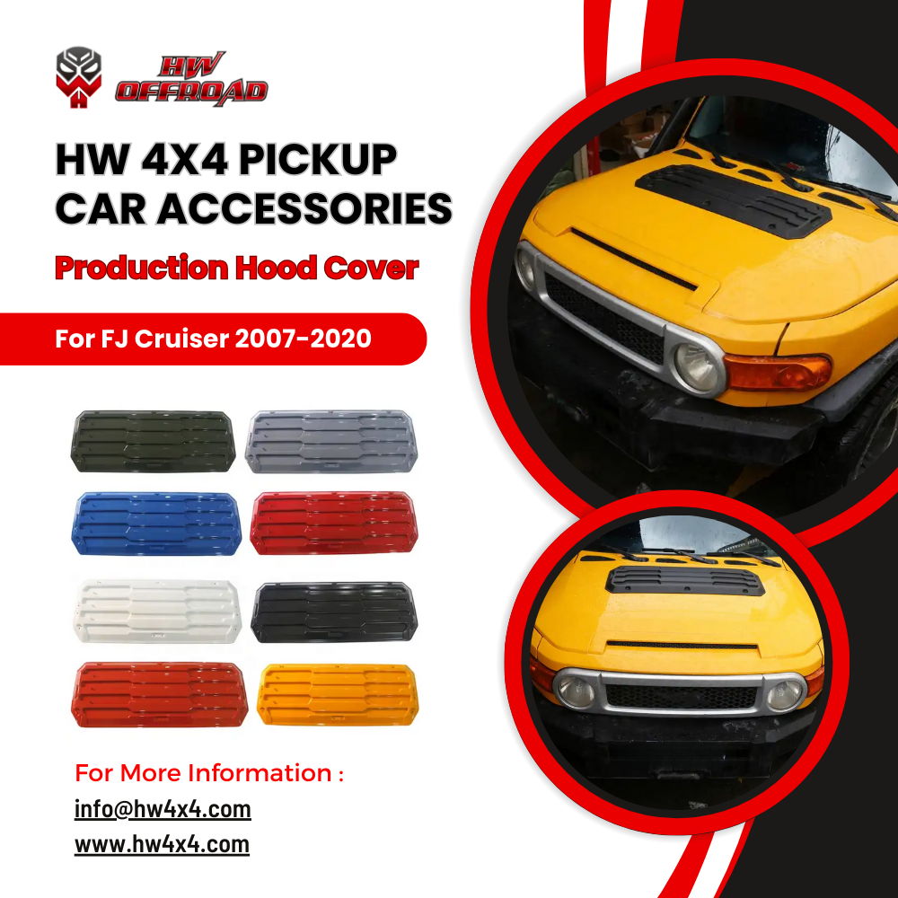 HW 4x4 Pickup Car Accessories Production Hood Cover For FJ Cruiser 2007-2020