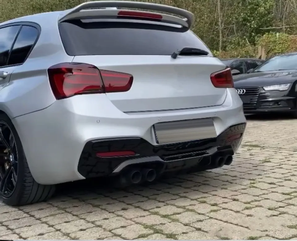 HW Car Facelift F20F20 LCI upgrade to M2 Competition Rear Diffuser Spliter for BMW F20 LCI 2015-2018