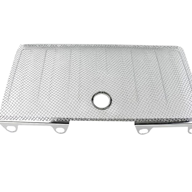Jeep Jk Wrangler 3D Mesh Grille Material: Stainless Steel With or without Lock Hole (Chrome) for Jeep Wrangler JK