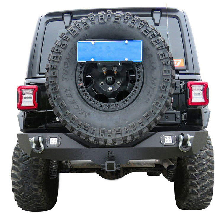 Rear Bumper for Jeep Wrangler 2018+ with Dring and LED