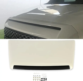 Bulge Assembly White Front Upper Hood Scoop For Tundra 18-20 Cover Hood